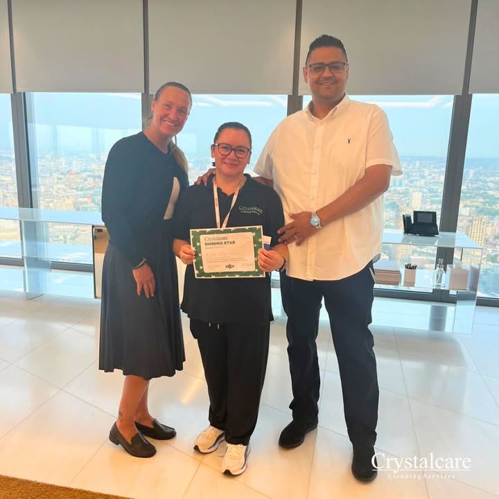 Crystalcare Cleaning Celebrates Shining Star Award Winner Martha Vargas With 23+ Years of Service